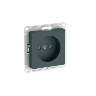 ATLASDESIGN РОЗЕТКА без заземления без шторок, 16А, мех., быстрозажим. клем., ИЗУМРУД