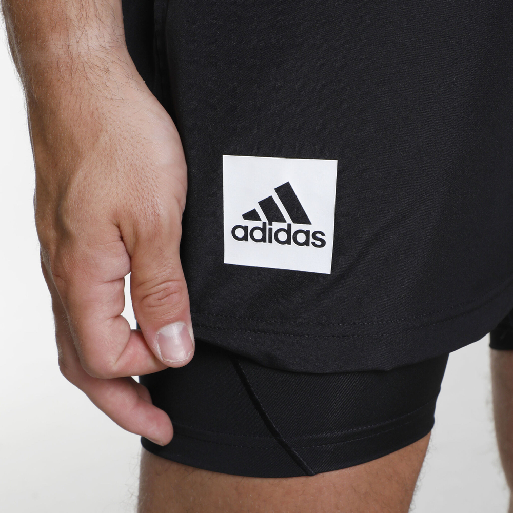 Мужские теннисные шорты adidas Paris 2in1 Shorts Men - Black