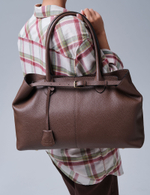 Кожаная сумка Daniela DBR 31375 коричневый какао