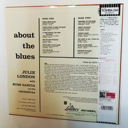Винтажная виниловая пластинка LP Julie London About The Blues (Japan 1997)