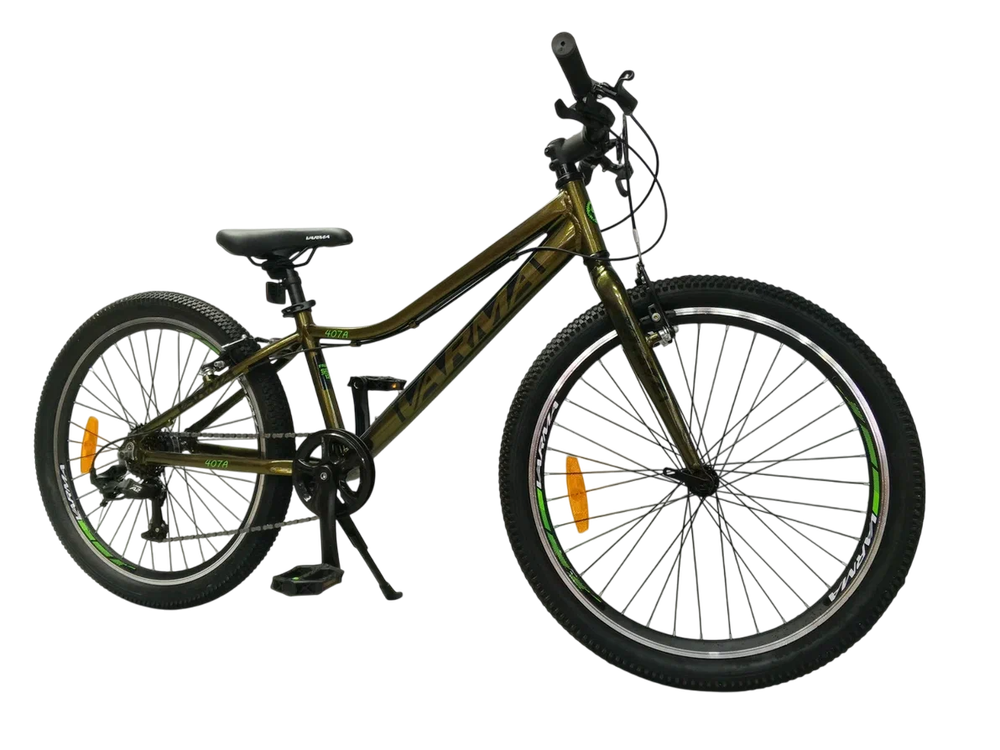 Велосипед 24" VARMA 407A р.12" 7 ск.  темное золото  2025