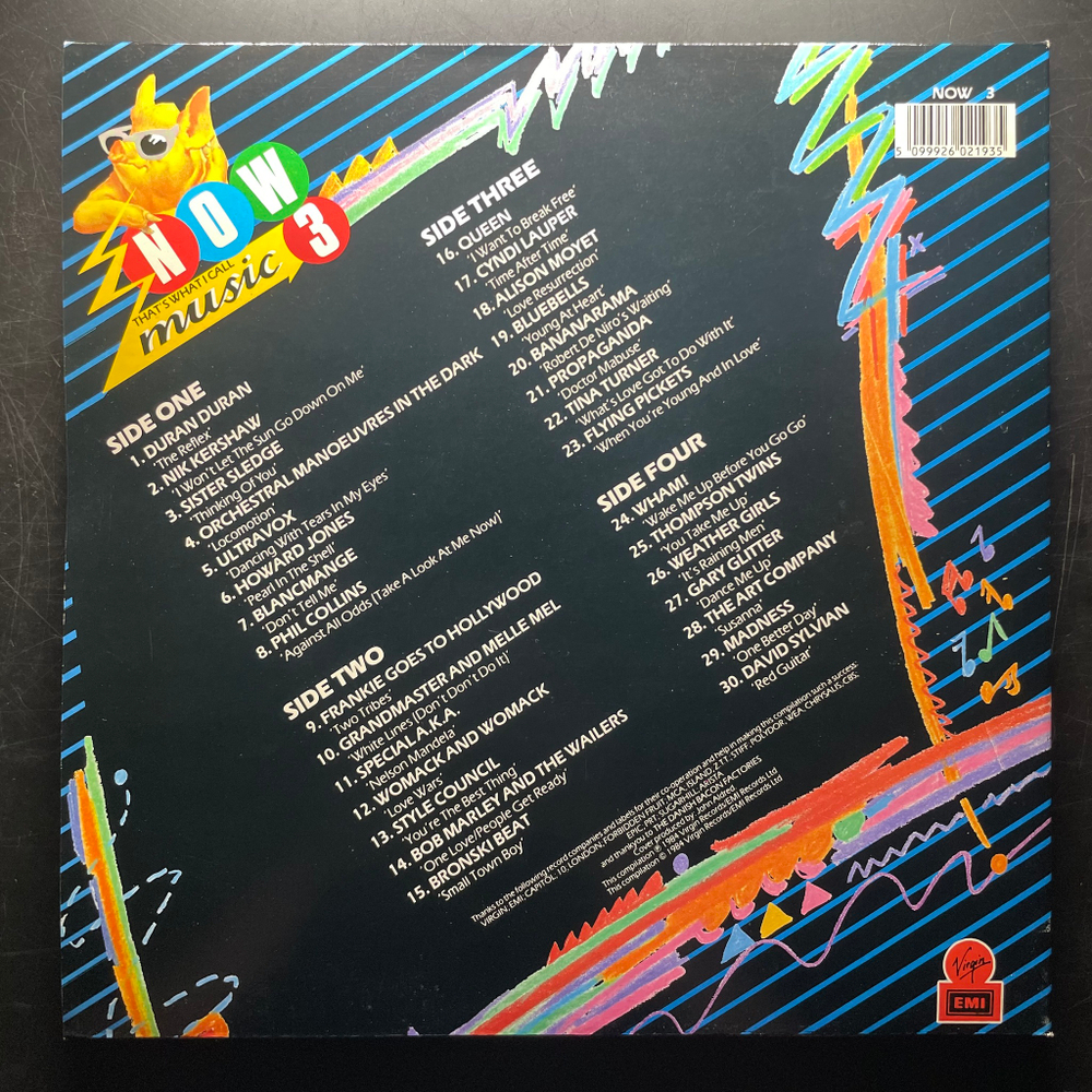 Сборник Now That's What I Call Music 3 2LP (Англия 1984г.)