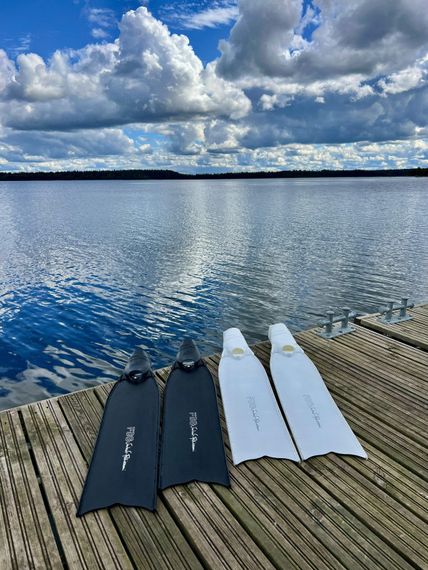 Ласты стеклопластиковые C4 Carbon Umberto Pelizzari FBG черный