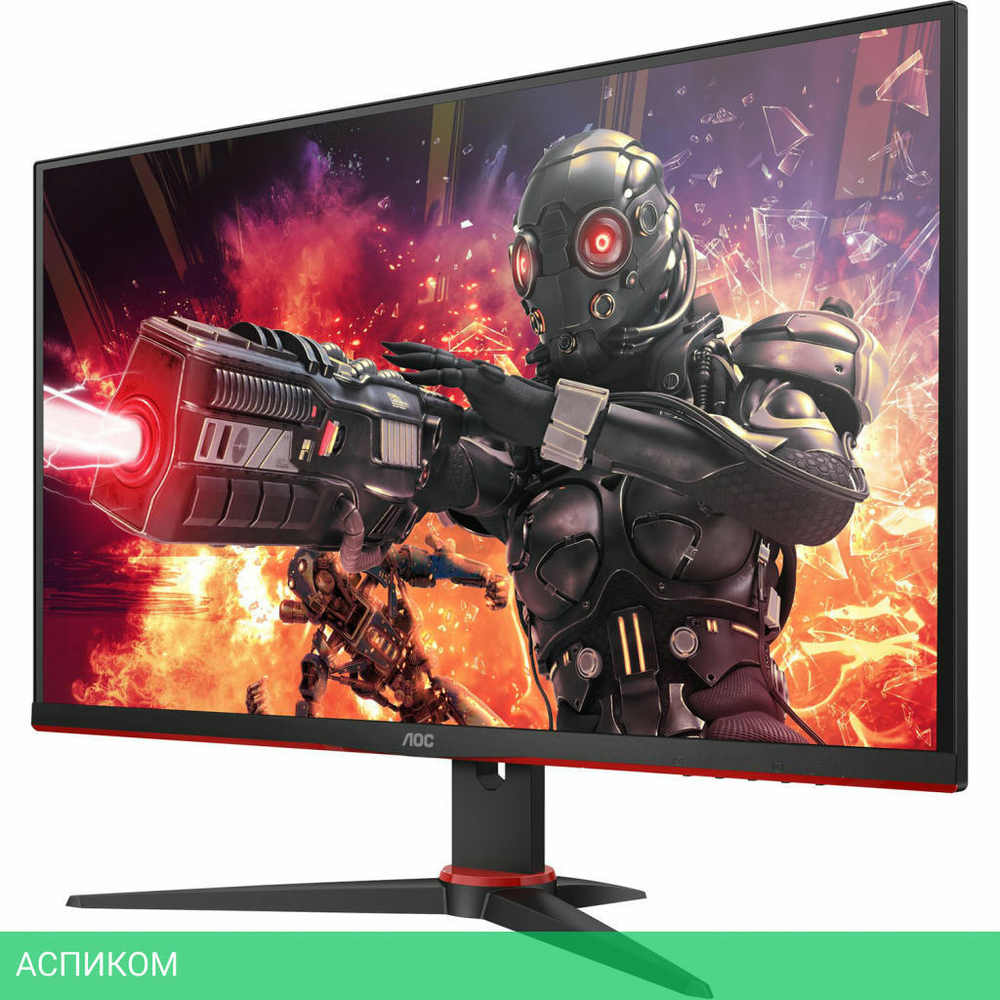 Монитор AOC Gaming 24G2ZE черный/красный