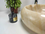 Раковина из оникса Donut Yellow Small DO-61006 45*45*13