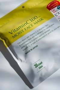 Увлажняющая, отбеливающая маска для лица с витамином С 100 Make.In Vitamin C100 Moist Face Mask, 30 шт.