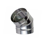 Отвод круглый 45 450 мм