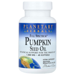 Planetary Herbals, масло семян тыквы Full Spectrum™, 45 капсул (500 мг в 1 капсуле)