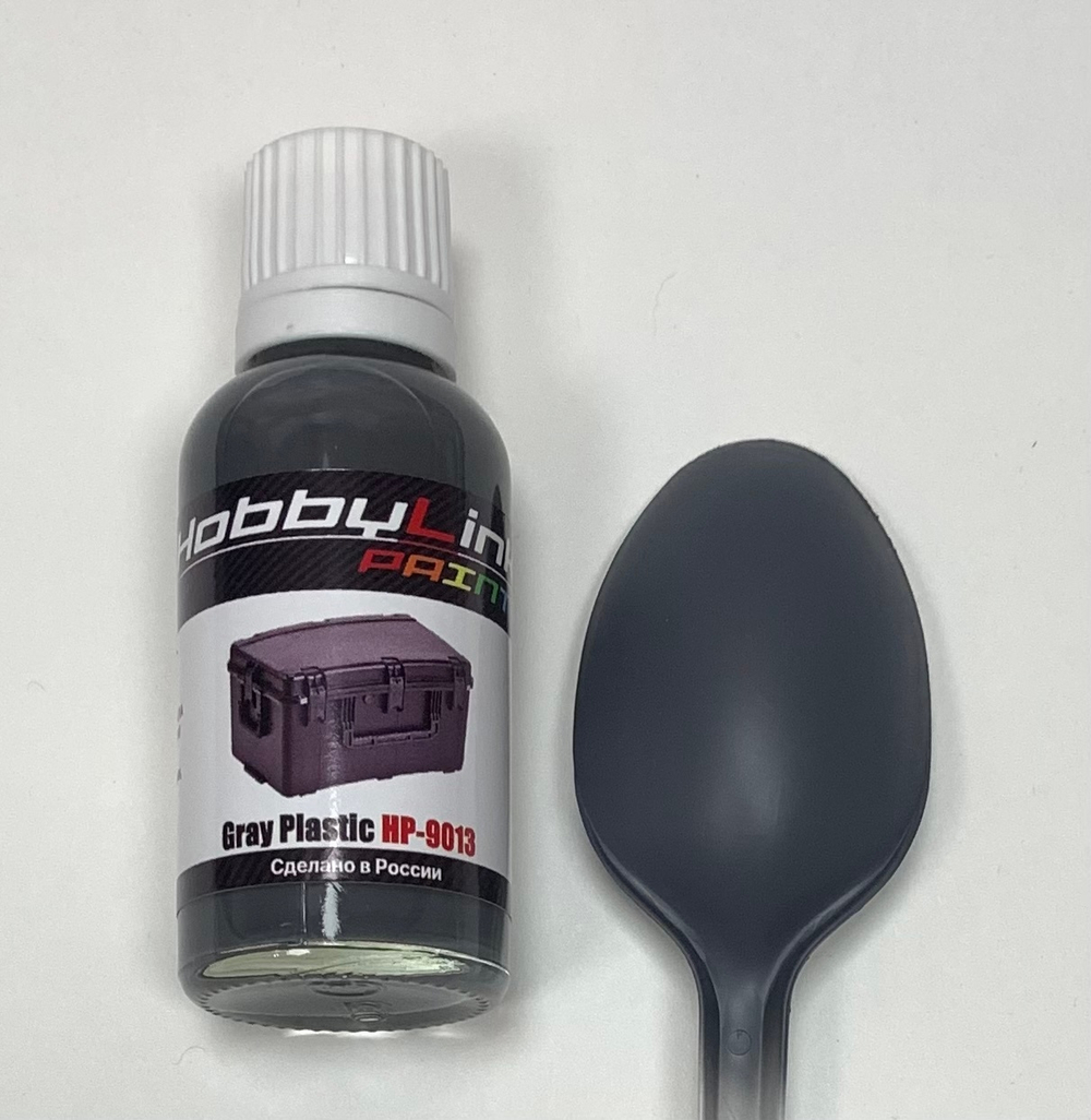 Краска лаковая HobbyLink Gray Plastic HP-9013