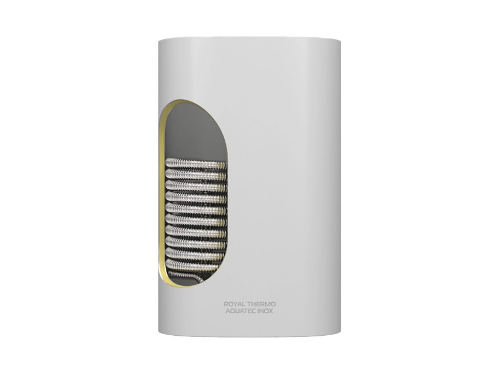 Бойлер косвенного нагрева Royal Thermo AQUATEC INOX F (100 л.) (24 кВт) настенный, нерж. сталь