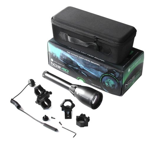 Лазерный фонарь для ночной охоты BSA ND3x40, незаметен для зверя