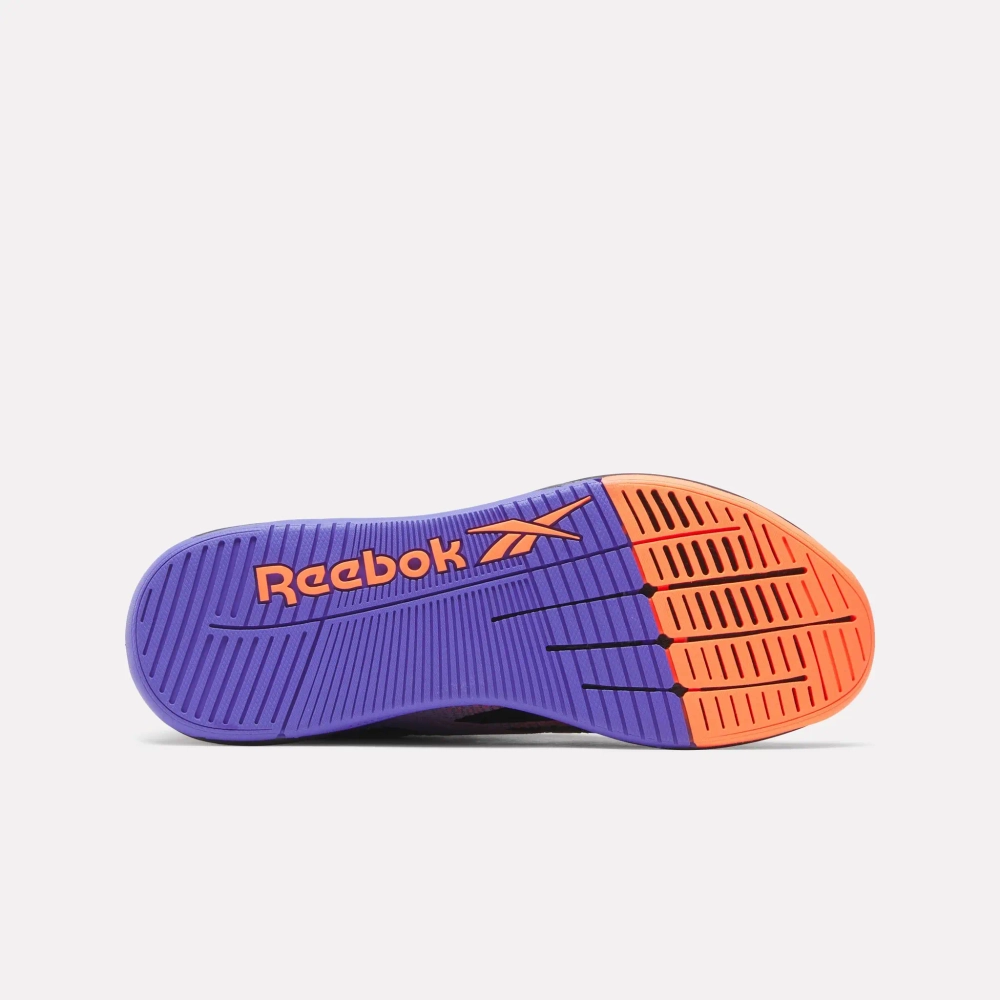 Кроссовки мужские Reebok Nano X5 (Фиолетово-Оранжевые)