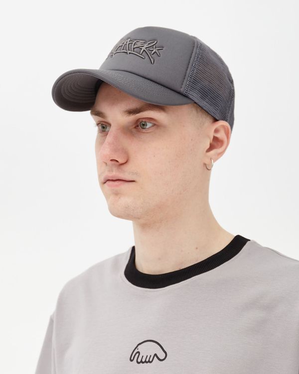 Кепка Trucker серая - фото 3