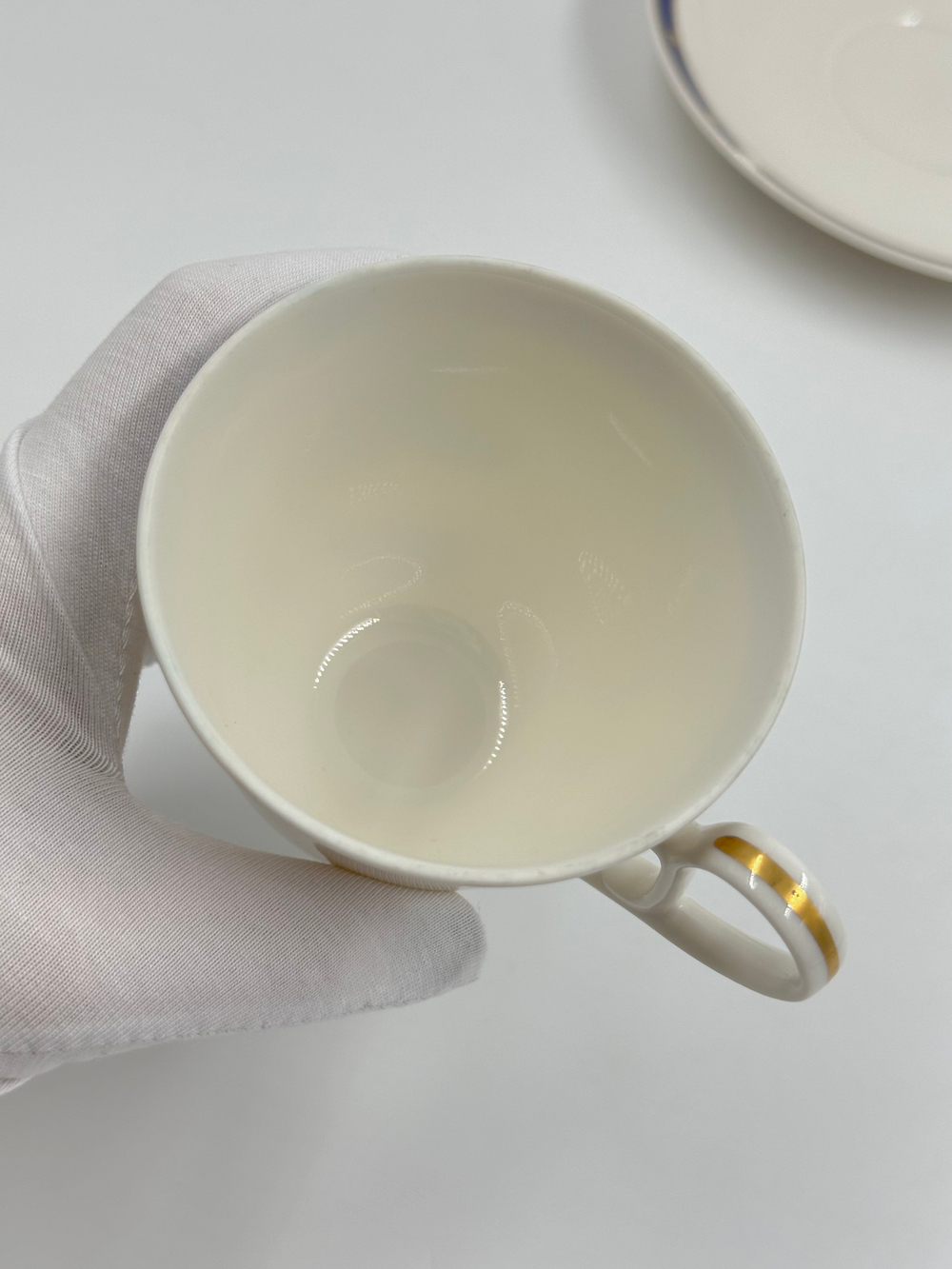 Чайная пара Yves Saint Laurent by Yamaka (трещина)