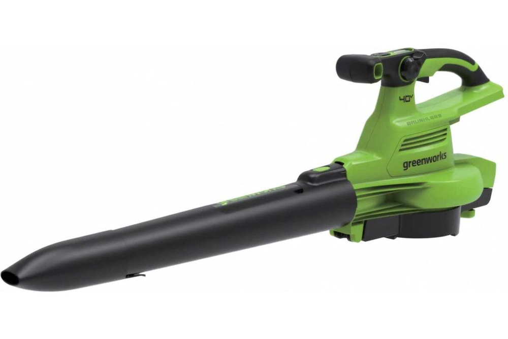 Пылесос-воздуходувка GREENWORKS GD40BV 40 V без акб и з/у   2406907