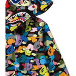 A Bathing Ape Multi Camo Wide Fit Pullover Худи