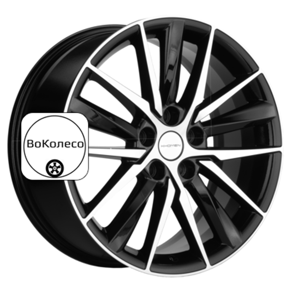 8x18/5x114,3 ET50 D60,1 KHW1807 (Camry NEW) Black-FP Khomen Wheels