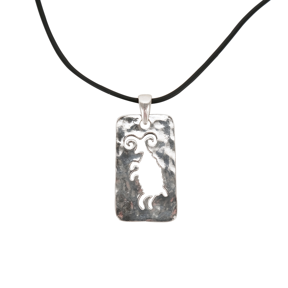 "Овен" подвеска в оксидном покрытии из коллекции "Зодиак" от Jenavi с замком карабин