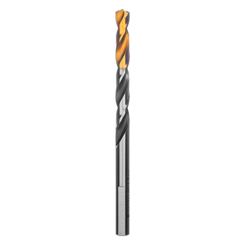Сверло спиральное по металлу 6 x 93мм, Р6М5, Golden Tip, многогранная заточка Denzel