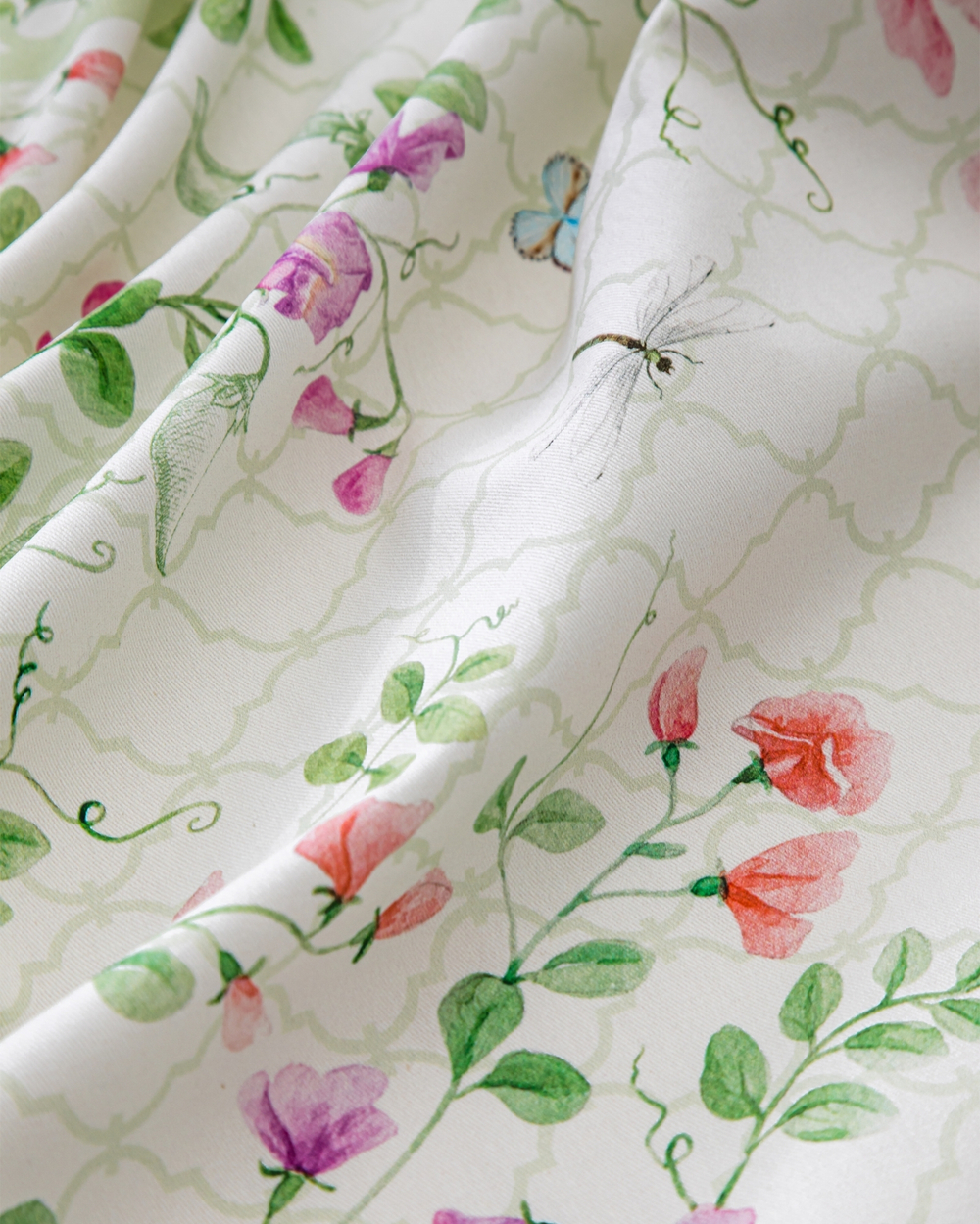 Скатерть прямоугольная 168х350см Mix&Match Home Душистый горошек