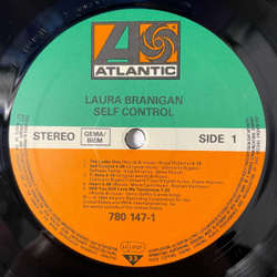 Винтажная виниловая пластинка LP Laura Branigan Self Control (Германия 1984)