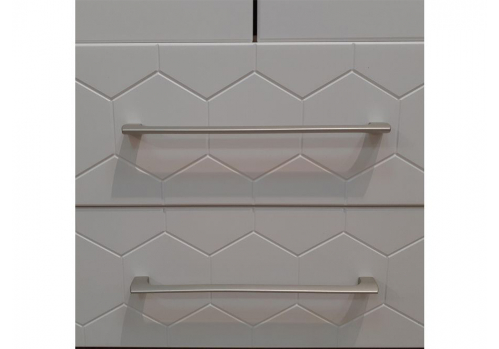 Шкаф Woodville Мариус М-01 дуб баррик, белый матовый