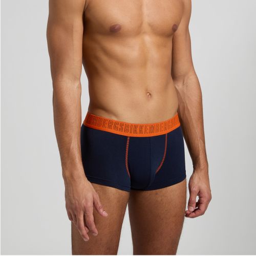 Мужские трусы хипсы (черный, темно-синий) набор 2 в 1 Bikkembergs OUTLINE BKK51UTR25BI/2