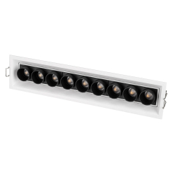 Светильник MS-ORIENT-BUILT-TURN-TC-S67x300-20W Day4000 (WH-BK, 30 deg, 230V) (Arlight, IP20 Металл, 5 лет) 032231