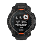 Спортивные часы Garmin Instinct 3, 45 мм, Solar, чёрный силиконовый ремешок Чёрный безель, дисплей Solar со стеклом Power Glass. Ремешок с классической застёжкой — на запястье обхватом 137–204 мм