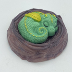 Форма пластиковая Дракон клубочком 55 мм и с полосатым пузиком 65 мм