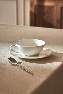 ZARA HOME КРУЖКА ИЗ ТОНКОГО ФАРФОРА, БЕЛЫЙ