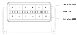 Strobe Stormy GLP — LED стробоскоп 1000 Вт IP65