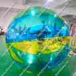 Аттракцион Водный шар ПВХ «Жёлто-синий» 1,8*1,8*1,8 м