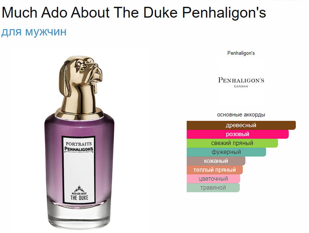 Penhaligon`s Much Ado About The Duke (duty free парфюмерия) 75ml edp