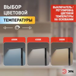 Настольный светильник ЭРА NLED-505-10W-BK светодиодный черный