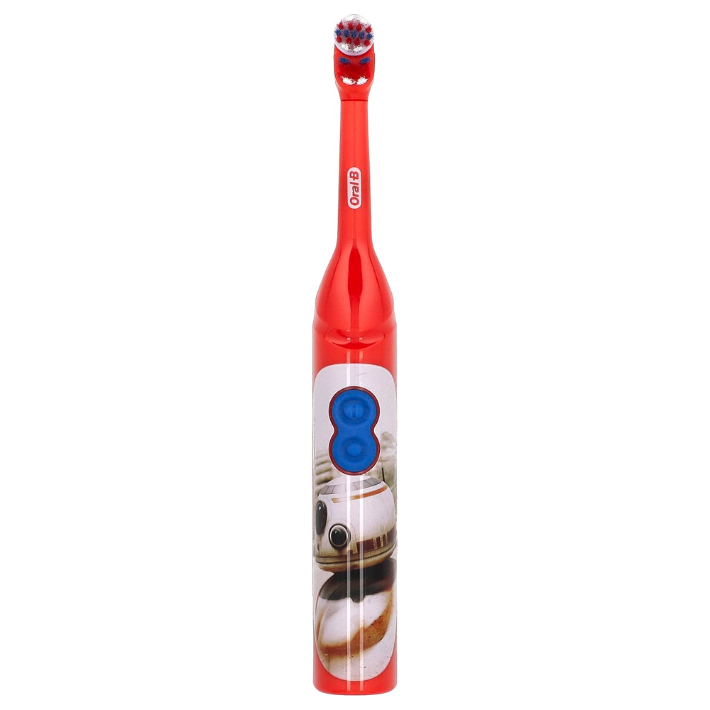 Oral-B, Kids, для детей, зубная щетка с питанием от батарей, Soft, для детей от 3 лет, Star Wars, 1 зубная щетка