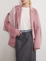 БАЗОВЫЙ ТОНКИЙ РЕМЕНЬ С МЯТОЙ ПРЯЖКОЙ ЗАМША ГОЛУБОЙ