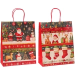 Пакет подарочный «Рождественская сказка» 32*25*12 см, микс