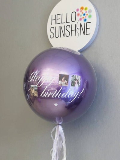 Набор шаров фиолетовый