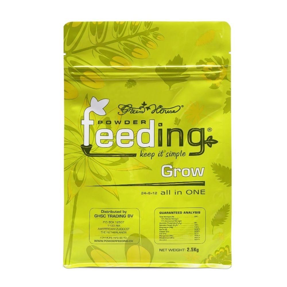 Powder Feeding Grow 2.5 кг Удобрение минеральное