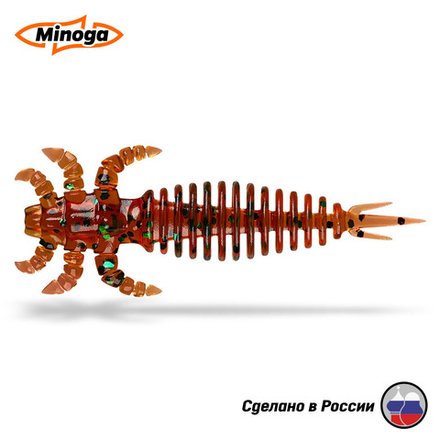 Силиконовая приманка "Minoga" ULTRA 2,0"(8шт) 50мм, 0,83гр, цвет 004