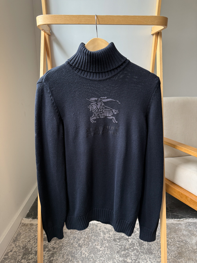 Хлопковый свитер Burberry, S