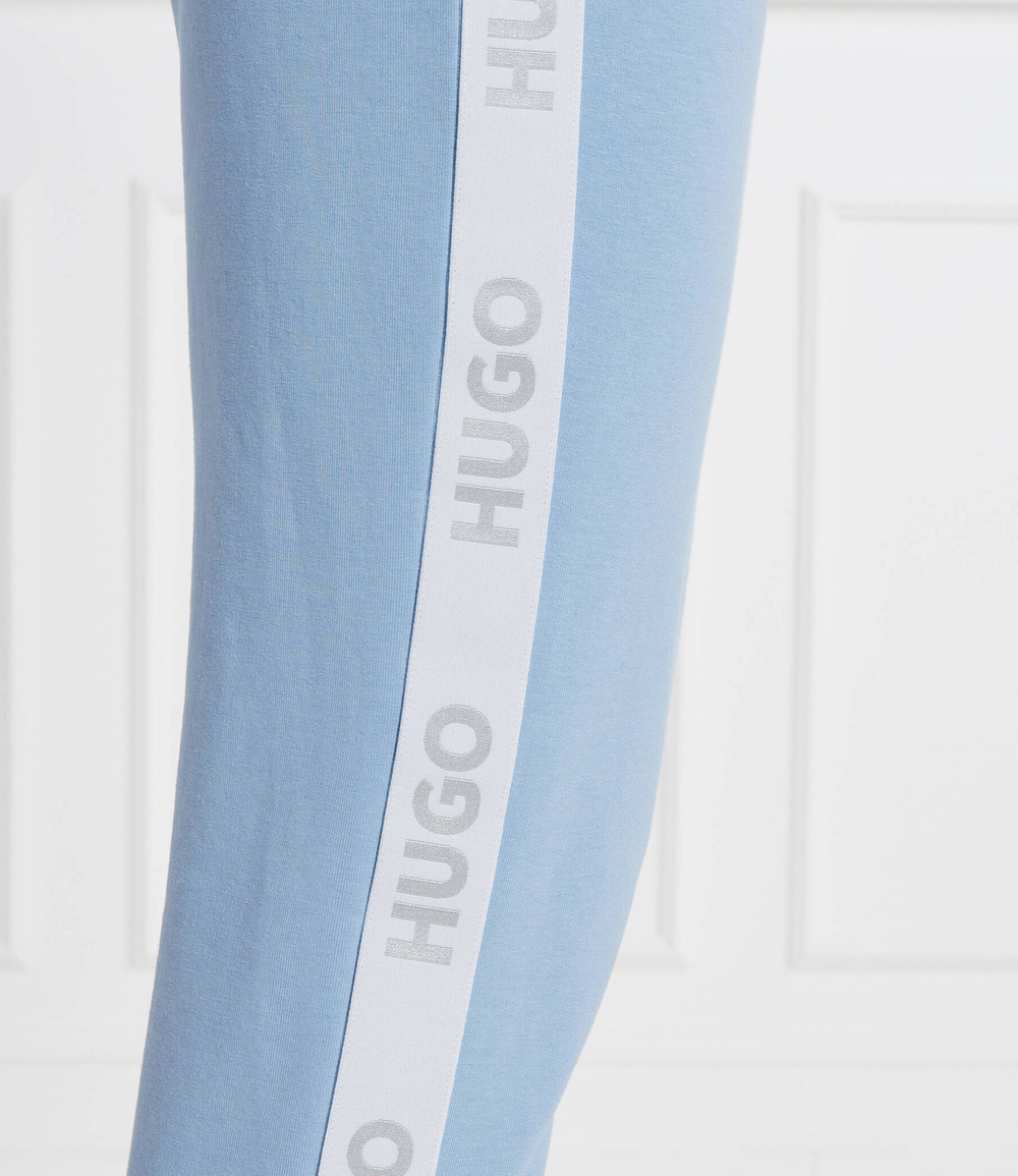 спортивные штаны sporty logo_pants Hugo Bodywear - голубой(50483847)