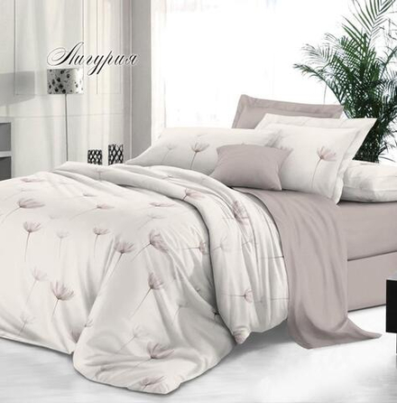 Комплект постельного белья 2 сп с простыней на рез.160х200 САТИН "Лигурия ЕМ" (нав. 70х70 или 50х70-)