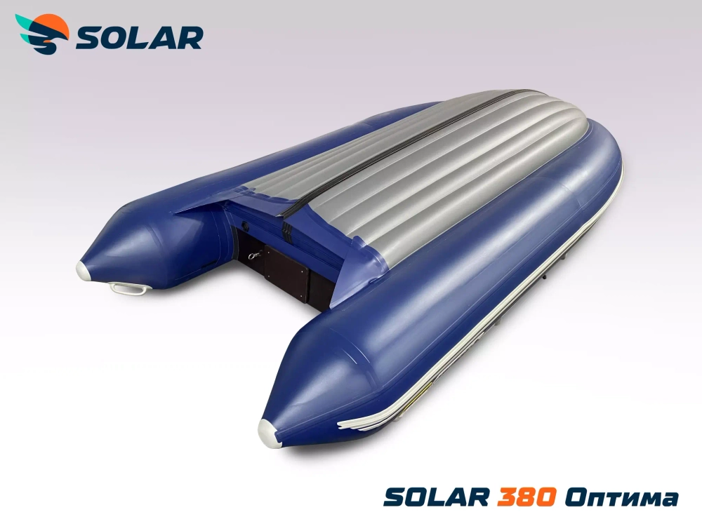 Лодка надувная моторная solar-380 к (оптима)
