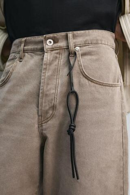 ZARA КОЖАНЫЙ БРЕЛОК LIMITED EDITION, ЧЕРНЫЙ