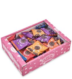 AT-84/5 Печенье сдобное в молочной глазури (сгущенка) «Вкусняшка» 1 кг