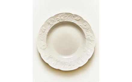 Zara Home тарелка глубокая из фарфора, цвет кремовый, 22.5 см