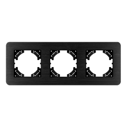 Рамка алюминиевая FRM-AKIRY-AL-3-BK (Arlight, -) 049729