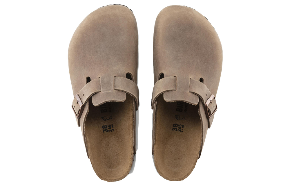 Boston Birkenstock Oiled Leather "Tobacco"